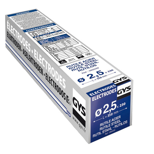 Gys elektrodes staal o2,5mm (x230) - 5193085039 5193085039