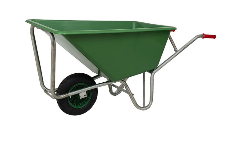 Laden Sie das Bild in Galerie -Viewer, Mm producten kruiwagen 160liter poly verz onderstel ged 1 wiel 1
