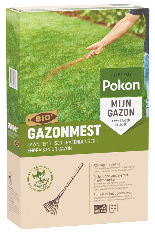 Pokon bio gazonmest 2kg voor 30m² - 7687799400