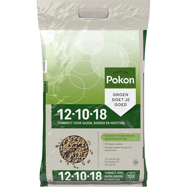 Pokon producten tuinmest 12 10 18 6 75kg organisch mineraal