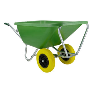 Fort producten kruiwagen f s 200l groen verz ond 2 nml wielen
