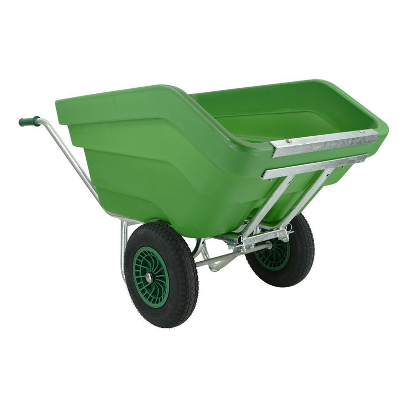 Laden Sie das Bild in Galerie -Viewer, Fort producten kiep kruiwagen f s 300l groen 2 luchtwiel
