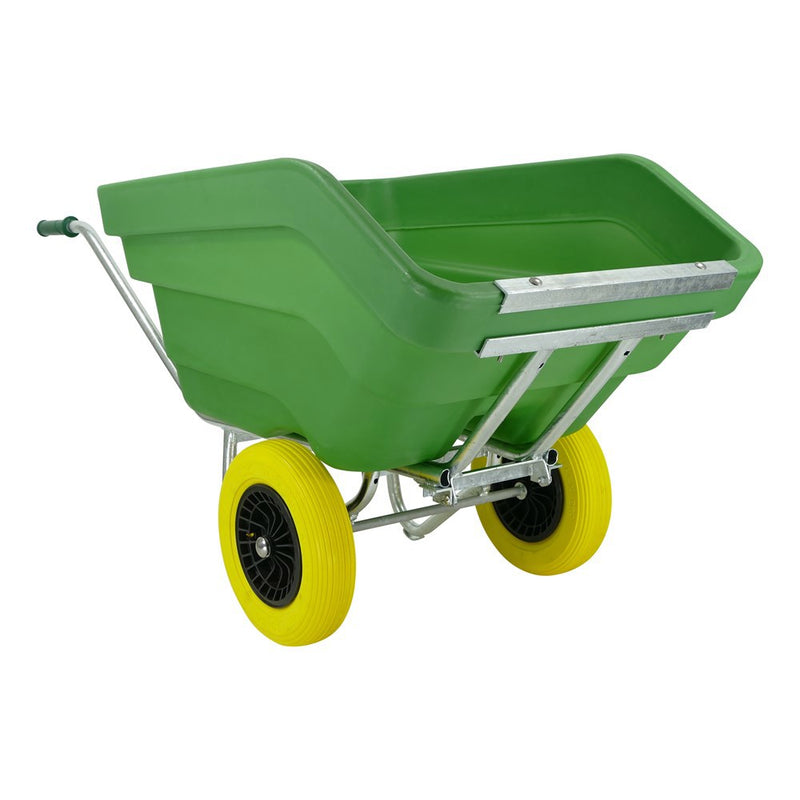 Laden Sie das Bild in Galerie -Viewer, Fort producten kiep kruiwagen f s 300l groen 2 nml wiel
