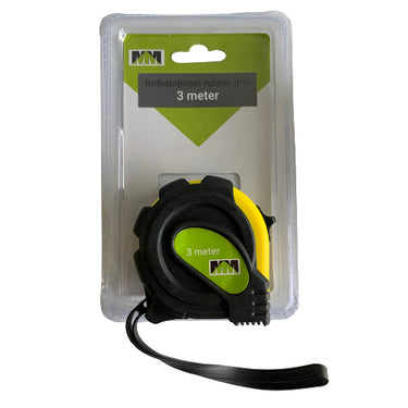 Mm producten rolbandmaat rubber grip 3mtr