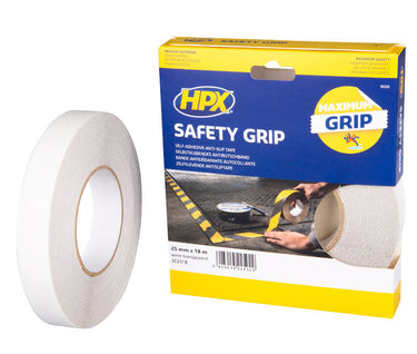 Hpx producten anti slip tape semi transparant 25mm x 5m