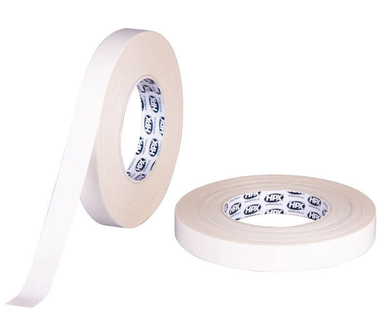 Load image into Gallery viewer, Hpx producten dubbelzijdig papier tape wit 19mm x 50m
