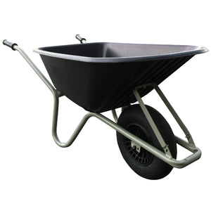 Fort producten kruiwagen allrounder 100l pp bak zwart grijs onderstel 1