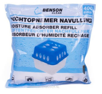 Benson producten navulling vochtopnemer vochtvreter 400gr