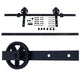 Waelbers producten hangrolset wiel met rail in 2 gedeelten 2000mm