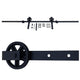 Waelbers producten hangrolset wiel met rail in 1 lengte 2000mm