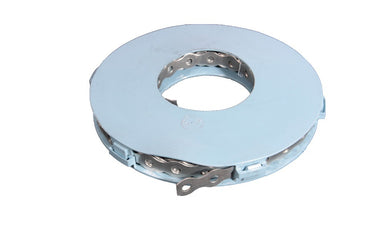 Waelbers producten montageband 12x0 70mm gegolfd rol 10m in blauwe cassette