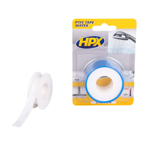 Hpx producten afdichtingstape water blister a 2 st wit 12mm x 12m