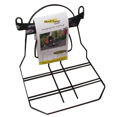 Load image into Gallery viewer, Steco monkey-mee bagagedragerverbreder met spanband zwart
