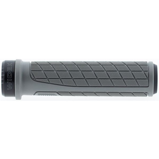 Widek handvatset the flow alu lock-ring zwart grijs