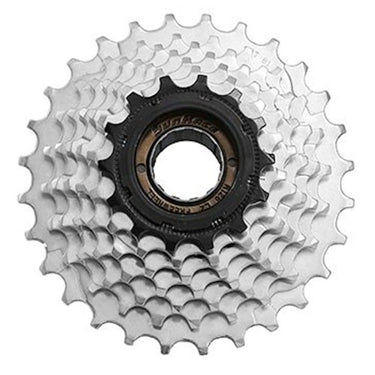 Sunrace freewheel 6 speed 14-28t zink in doosje