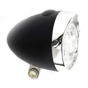 Koplamp LED. incl. batterij zwart 3 LEDs (werkplaatsverpakking)