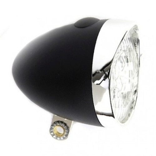 Koplamp LED. incl. batterij zwart 3 LEDs (werkplaatsverpakking)