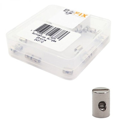 Afbeelding laden in galerijviewer, Bofix Schroefnippel gas 5x7 (25 stuks)
