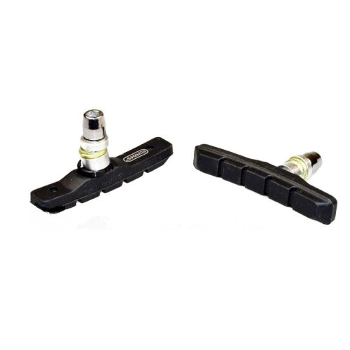 Load image into Gallery viewer, remblokken V-brake zwart 72 x 14 mm 2 stuks
