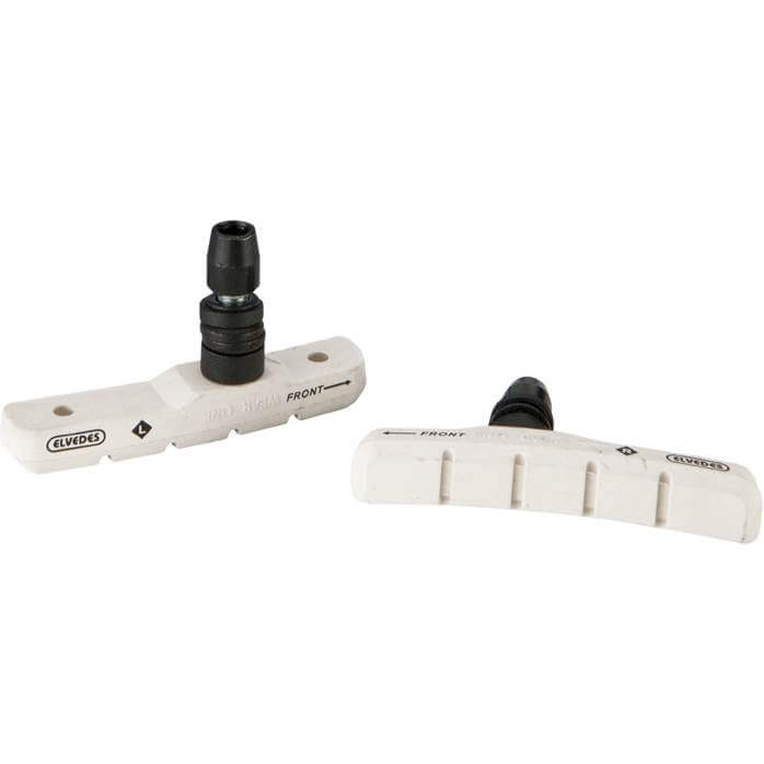 Load image into Gallery viewer, Remblokset Elvedes V-brake 72 mm - wit (op kaart)
