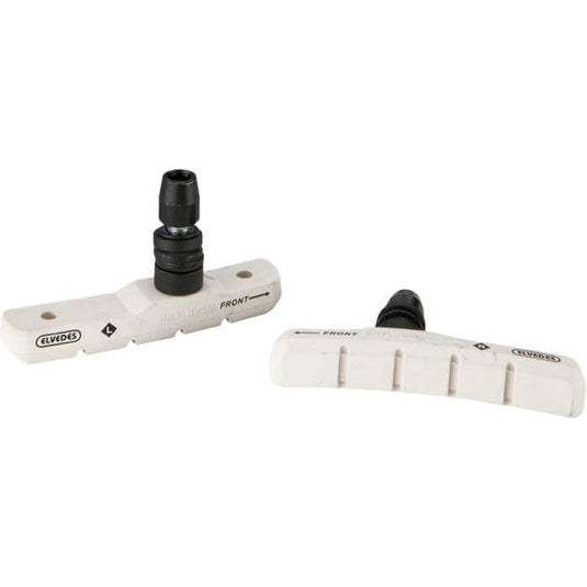 Remblokset Elvedes V-brake 72 mm - wit (op kaart)