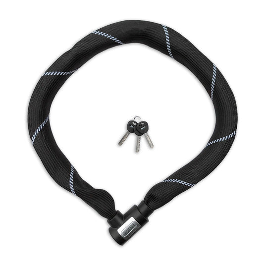 Lynx kettingslot art-2 110 cm x 8.3 mm nylon hoes zwart op kaart