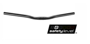 Stuurbocht ergotec model ladytown 25.4, gw600, gl180, gh16, 30g alu mat zwart