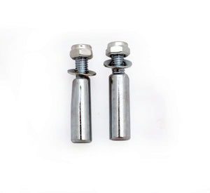 Simson crankspies zilver per 2 stuks op kaart