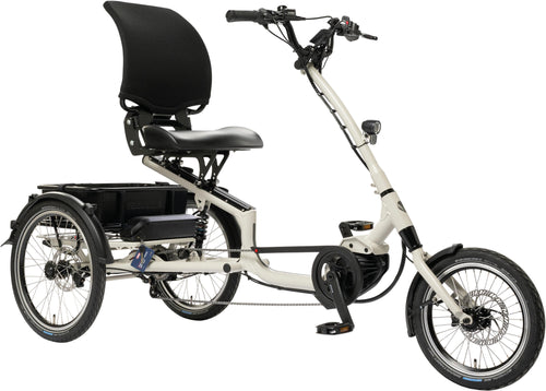 Pfautec elektrische shoppingfiets scoobo + (#1) e-threecy.pfau-tec scoobo + 16 20 14sp grey