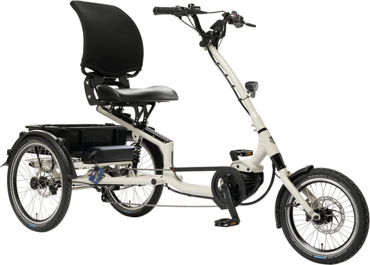 Pfautec elektrische shoppingfiets scoobo + (#1) e-threecy.pfau-tec scoobo + 16 20 14sp grey