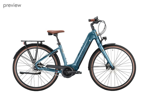 Excelsior elektrische stadsfiets pearl luxury (#1) ebike excels.pearl luxury 28 54 wave 5sp grey blue