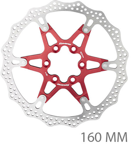 Reverse components aluminium steel rotor