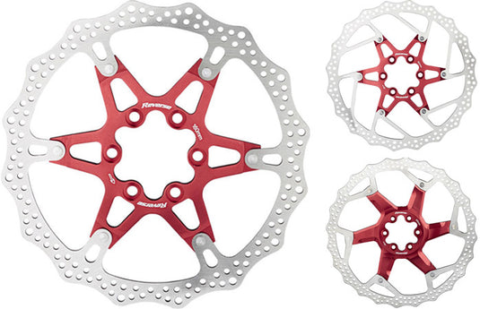 Reverse components aluminium steel rotor