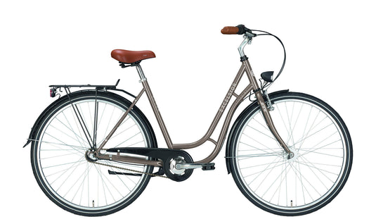 Excelsior stadsfiets touring nd mod. 24 bike touring nd 28 53 tour 3sp taupe brown