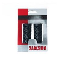 Load image into Gallery viewer, Simson Kinderfiets Handvatten Zwart 115mm
