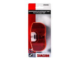 Load image into Gallery viewer, Simson batterij bagagedrager achterlicht cliff 1 led on of
