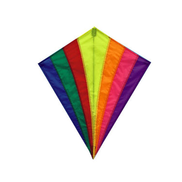 Gerkimex diamant vlieger regenboog 82x88cm