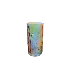 Cosydecor vaas rainbow s multicolor glasdia.8,5x17cm