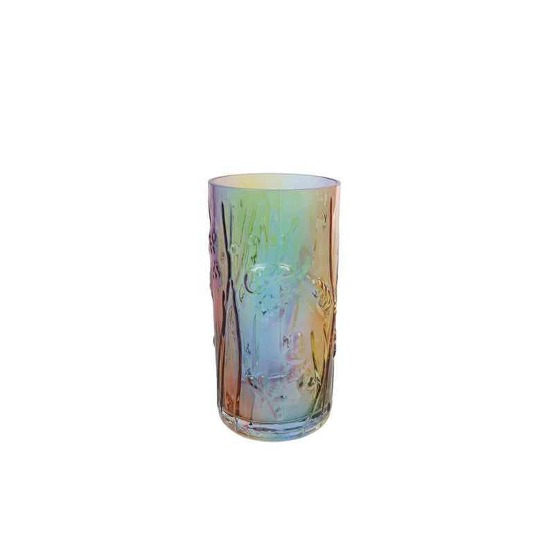Load image into Gallery viewer, Cosydecor vaas rainbow glas dia8,5x17cm
