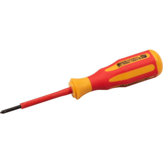 Load image into Gallery viewer, Connex schroevendraaier kruis pz2 100mm ge%c3%afsoleerd 1kv
