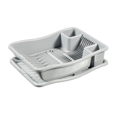 Curver afdruiprek s met plateau lichtgrijs 29x39x11cm