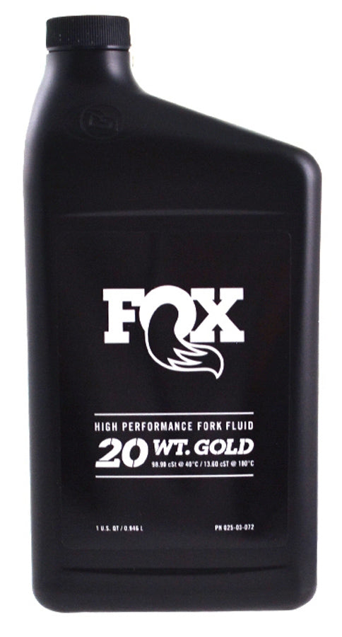 Load image into Gallery viewer, Fox racing shox am oil bath 32oz 20wt gold

