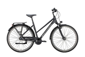 Brennabor trekkingfiets t-42 mod. 24 bike trekking t-42 28 55 trap. 7sp.black white