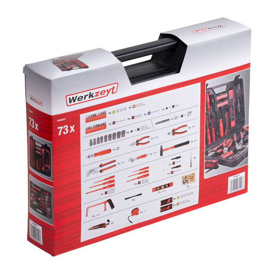 Load image into Gallery viewer, Connex gereedschapskoffer 73 delig compleet
