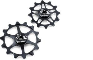 Jrc - keramische derailleurwiel set sram eagle xx1, x01, gx, nx, sx 12 14t zwart
