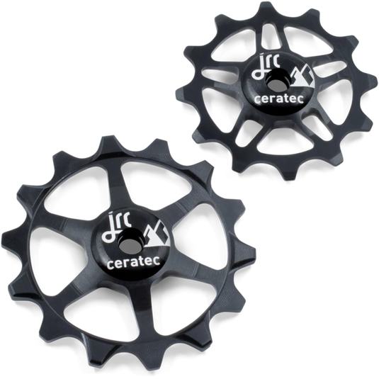 Jrc - keramische derailleurwiel set sram eagle xx1, x01, gx, nx, sx 12 14t zwart