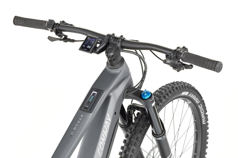 Load image into Gallery viewer, Conway elektrische mtb full-suspension xyron st 5.0 (#1) ebike conw.xyron st 5.0 29 39 12sp full sus.gr bl
