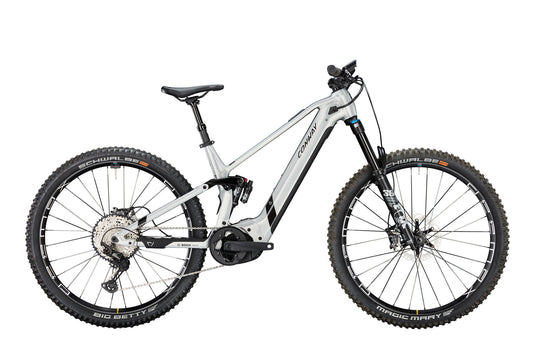 Conway elektrische mtb full-suspension xyron s 5.9 mod. 24 ebike conw. xyron s 5.9 29 40 full sus.sil. black
