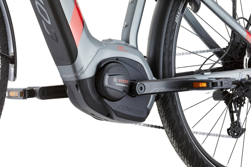 Load image into Gallery viewer, Conway elektrische trekkingfiets cairon t 2.0 500 mod. 23 ebike conw.cairon t 2.0 500 28 54 diam. grey red
