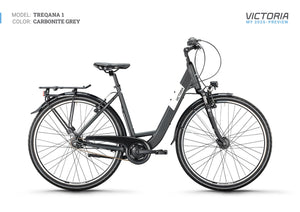 Victoria trekkingfiets treqana 1 (#1) wheel treqana 1 28 45 wave 7gg carb. grey